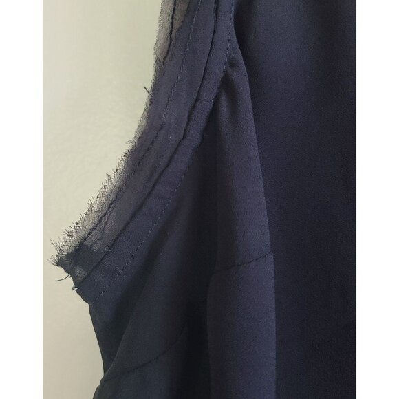 Torrid Sleeveless Black V-Neck Chiffon Tunic Top 1x Size 14-16 New With Tags - Picture 3 of 12